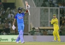 Australia beat India by four wickets in the T20 series