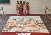 SKLPC(UK)'s Rangoli attracted attention