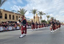 Kingsbury's Sri Muktjivan Swamibapa Pipe Band participated in an international carnival in Tunisia