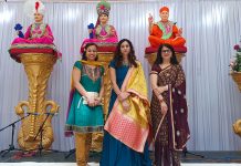 Councilors celebrated Ladies Day at Sri Swaminarayan Mandir Kingsbury