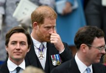 Prince Harry was left alone